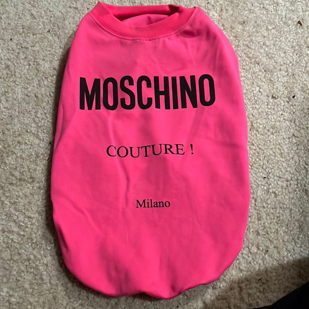 Authentic Moschino Couture Pets shirt
